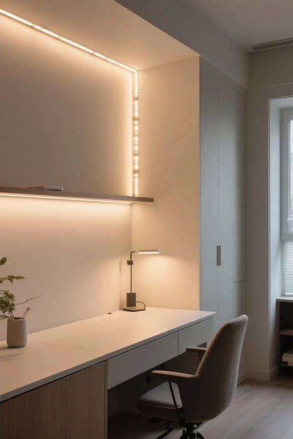 ambient lighting enhances atmosphere