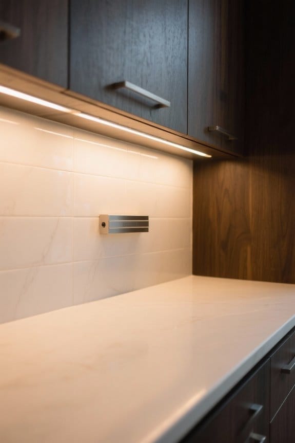 bar cabinet lighting ideas
