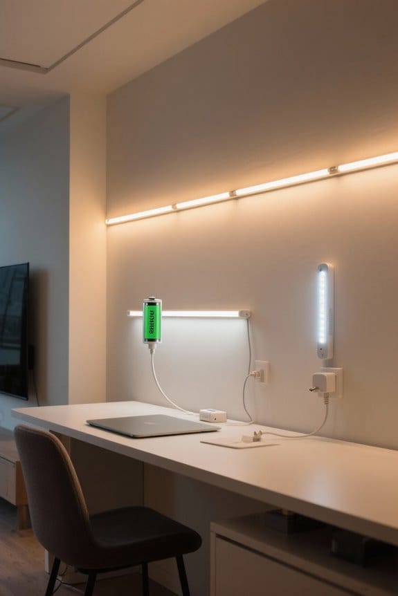 battery versus plug in lighting