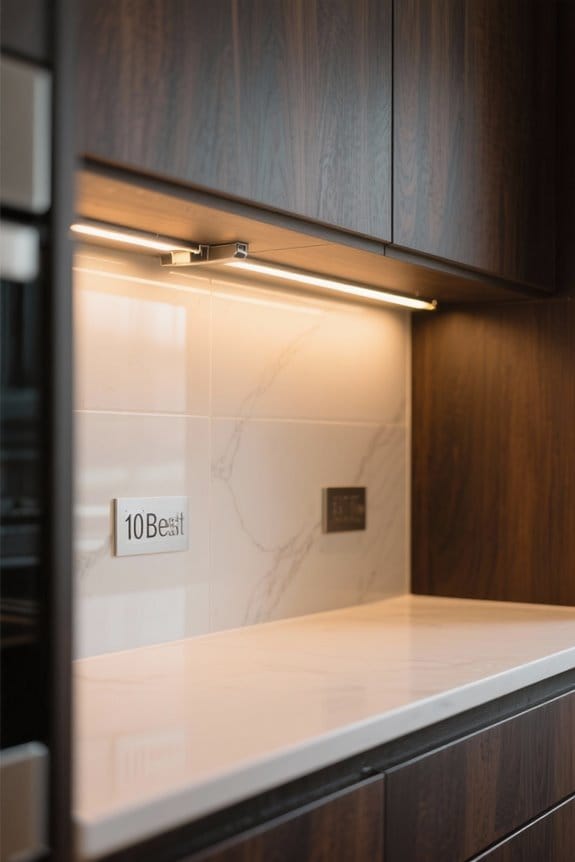 brightening metal cabinet lights