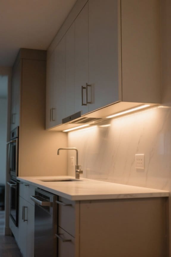 choosing peninsula cabinet lighting