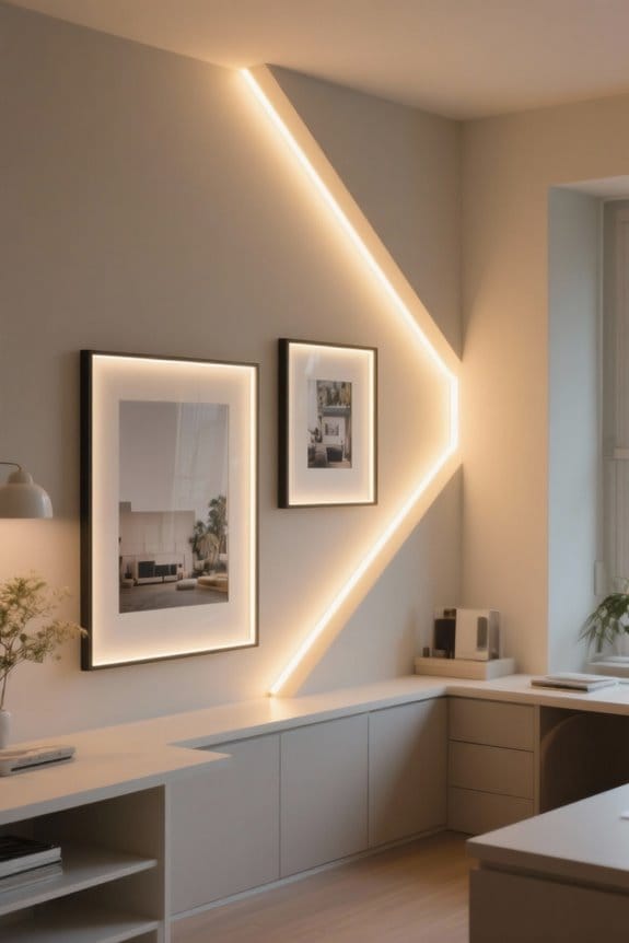 choosing picture frame lights
