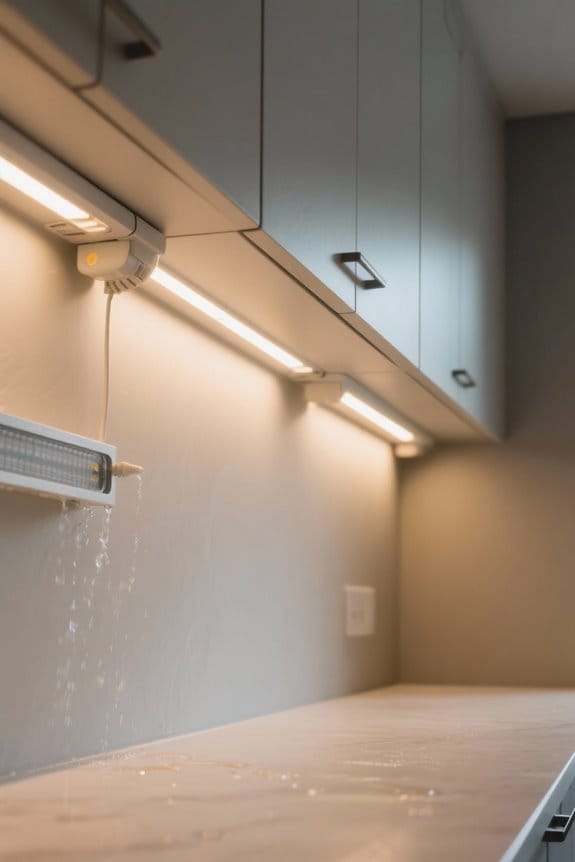 choosing splashproof cabinet lights