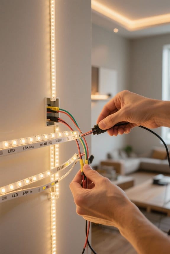 connect led strips properly