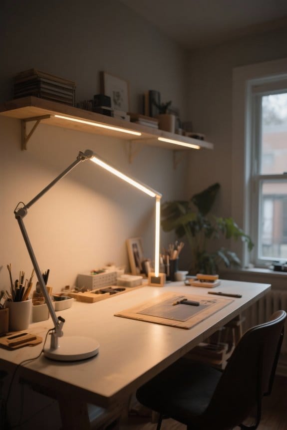 craft table lighting essentials