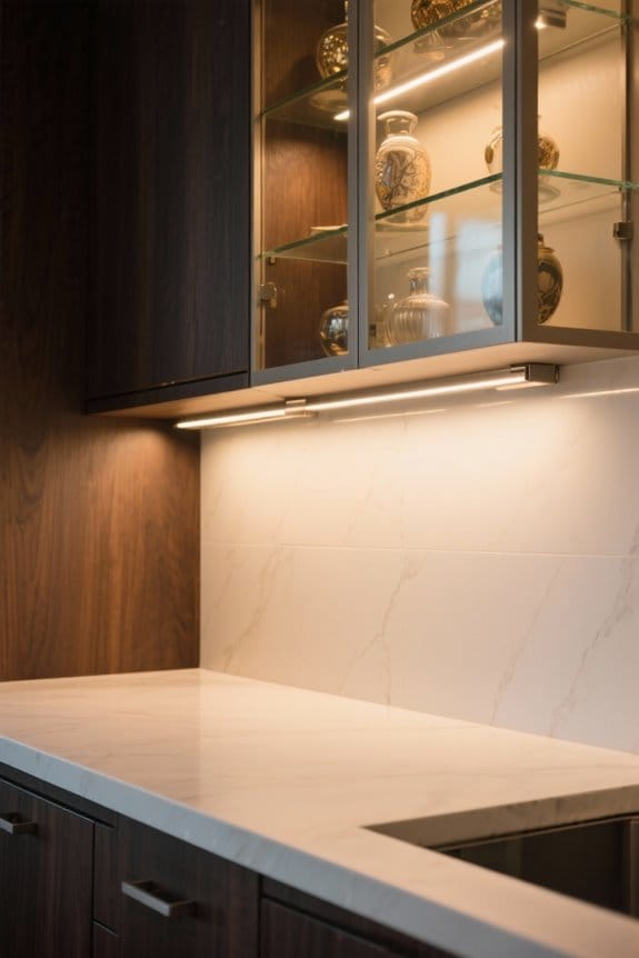 curio cabinet lighting options