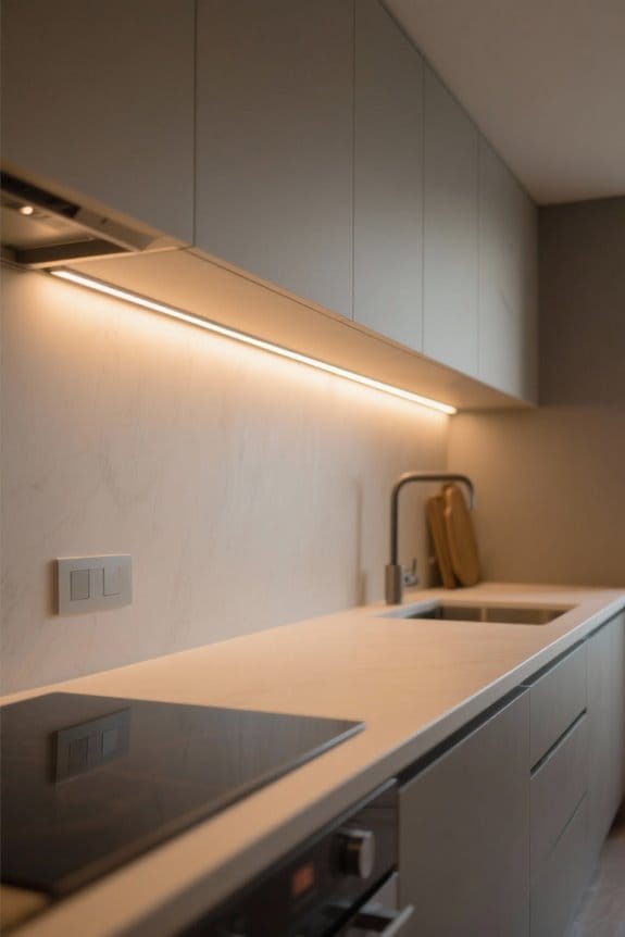 efficient aesthetic kitchen lighting