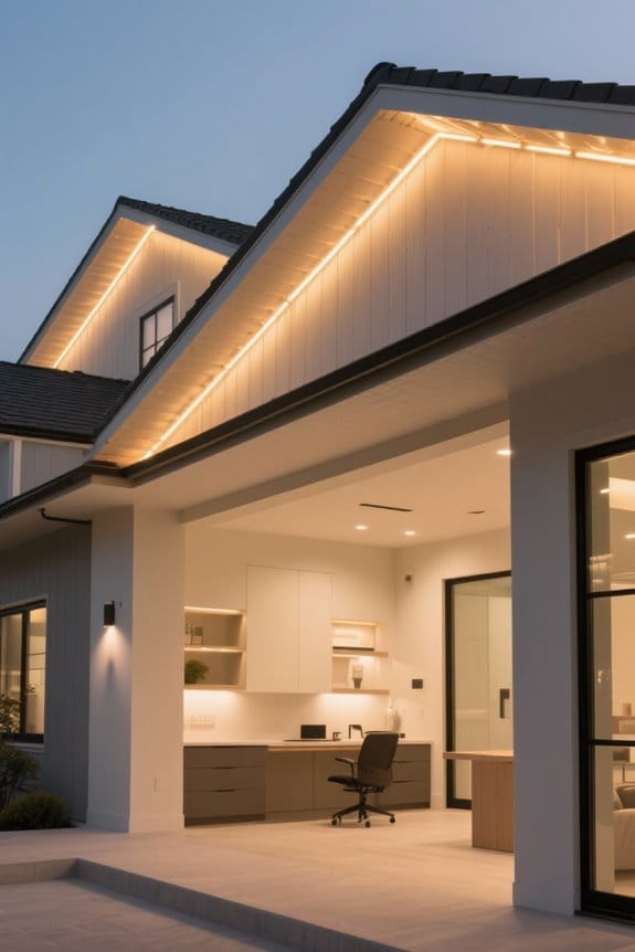 elegant led roof illumination
