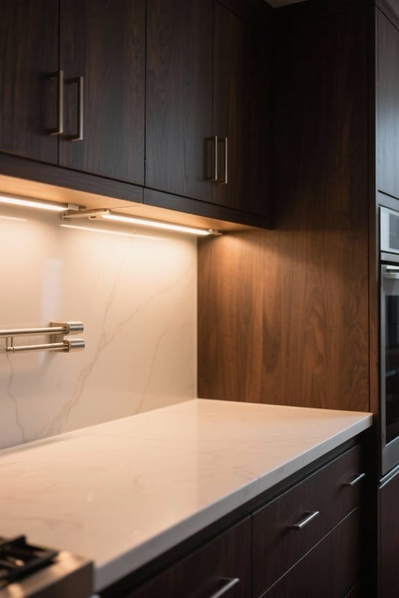 elegant traditional cabinet lighting