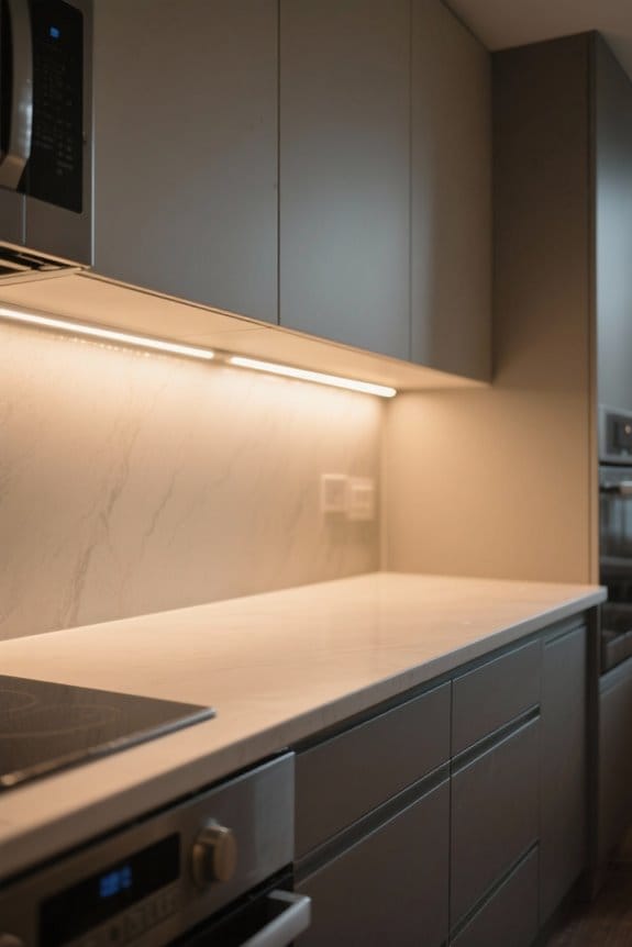 enhanced kitchen task lighting