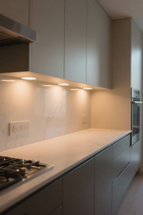 focused illumination for kitchens