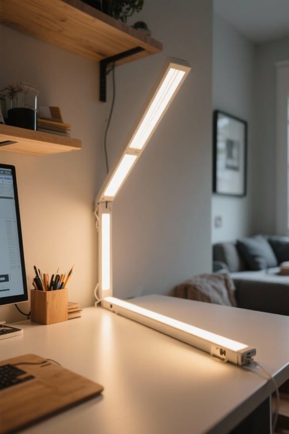 hobby desk lighting considerations