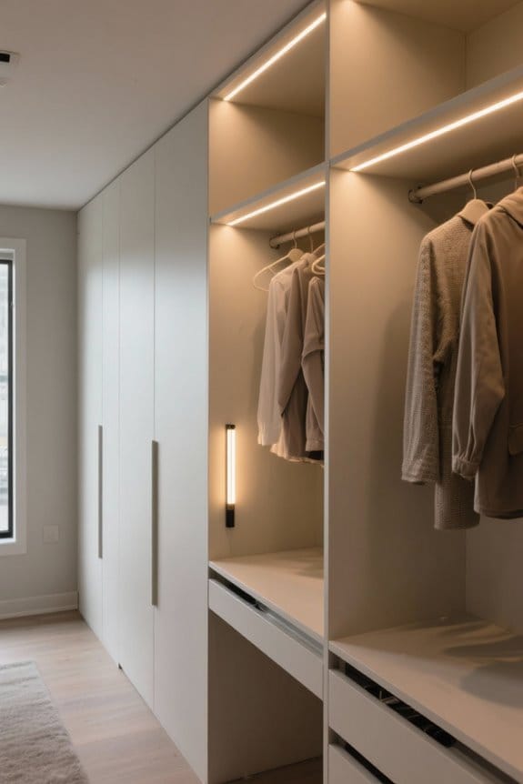 key factors for wardrobe lighting