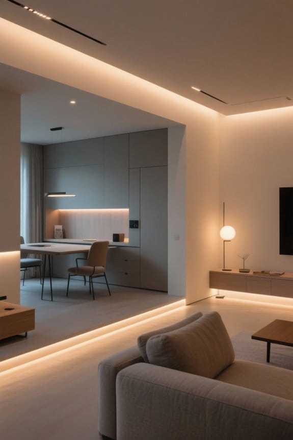 layered lighting for functionality