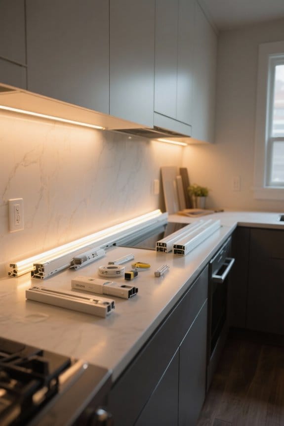 led channel installation materials