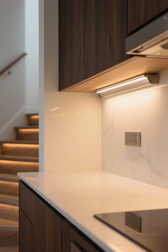 led stair lighting options