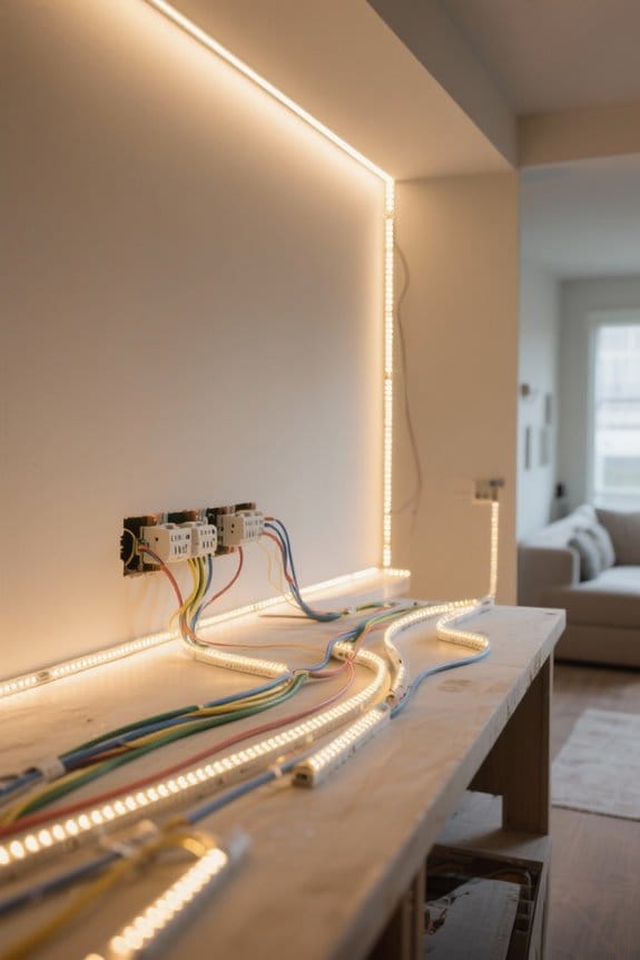 led strip power management