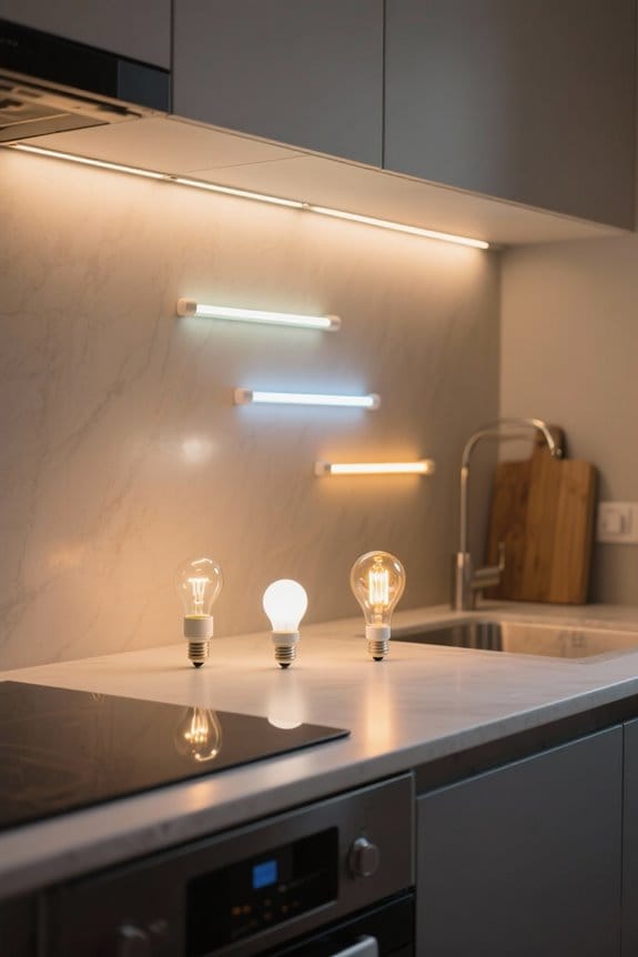 leds energy efficient kitchen lighting