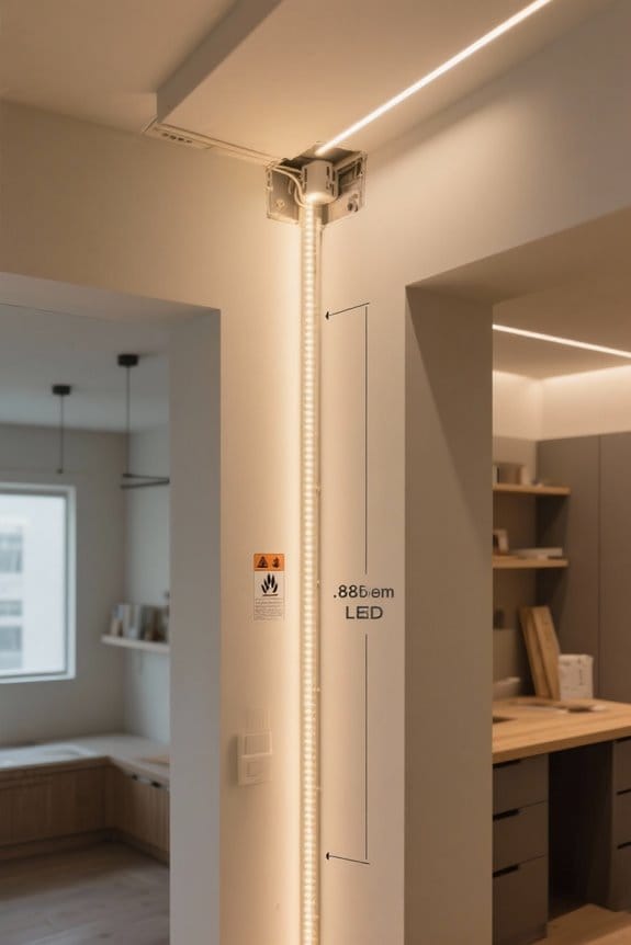 maintain safe led clearances