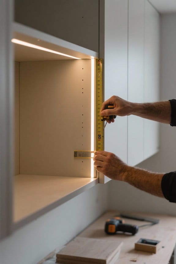 measuring cabinet dimensions accurately