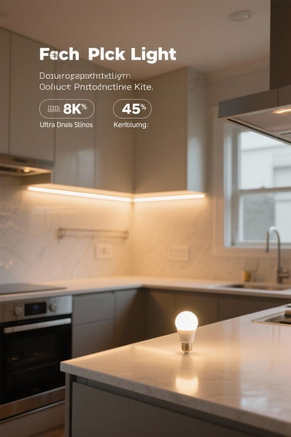 optimal kitchen lighting selection