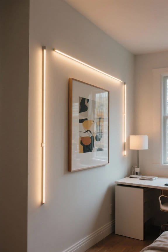 optimal lighting for artwork