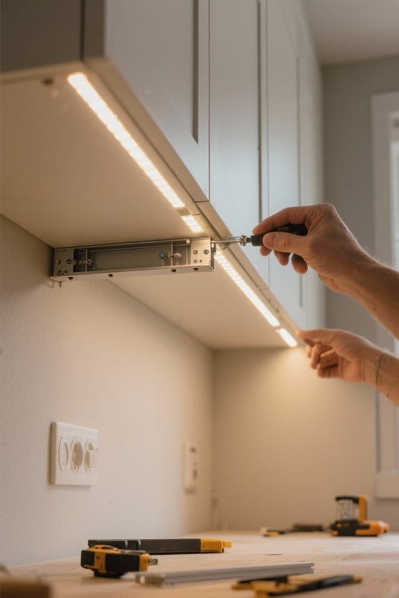 precise led channel installation