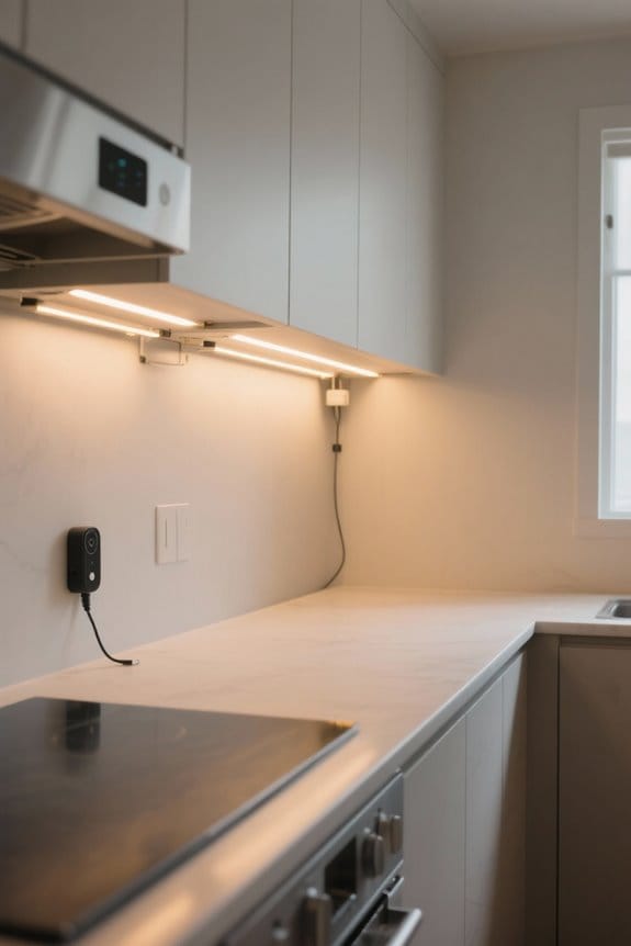 proper under cabinet lighting installation