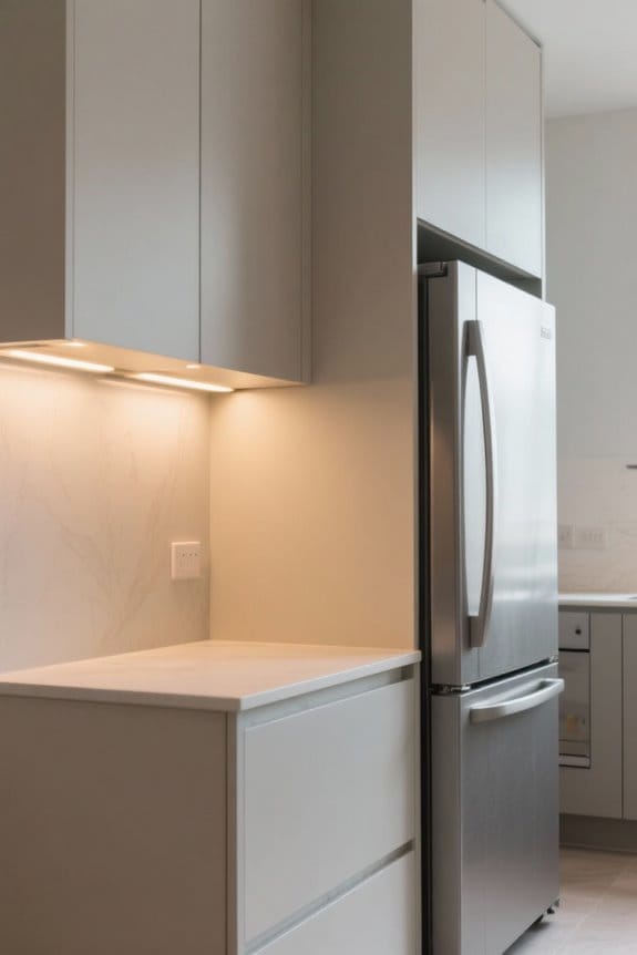 refrigerator cabinet light features