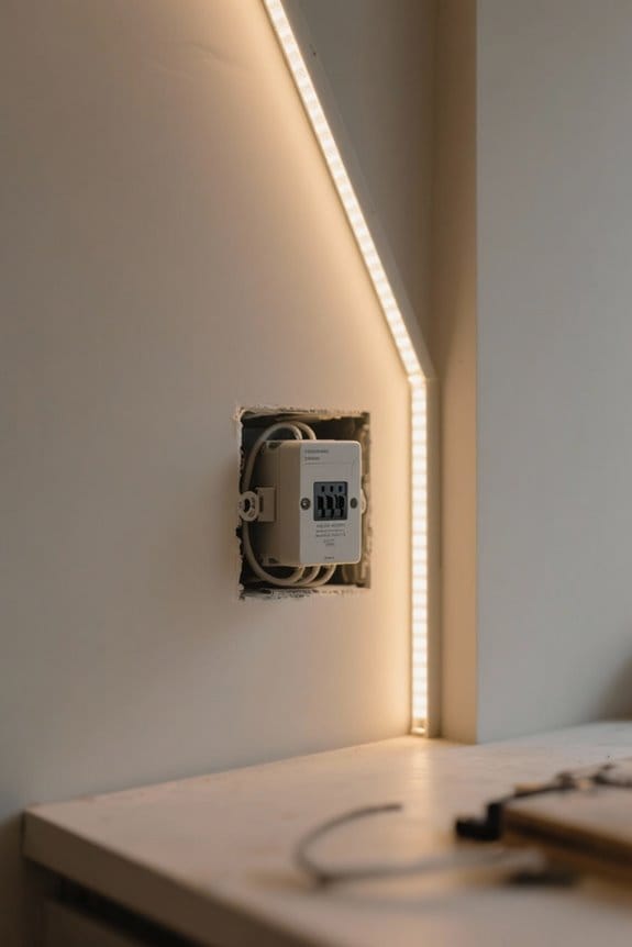 secure electrical box installation