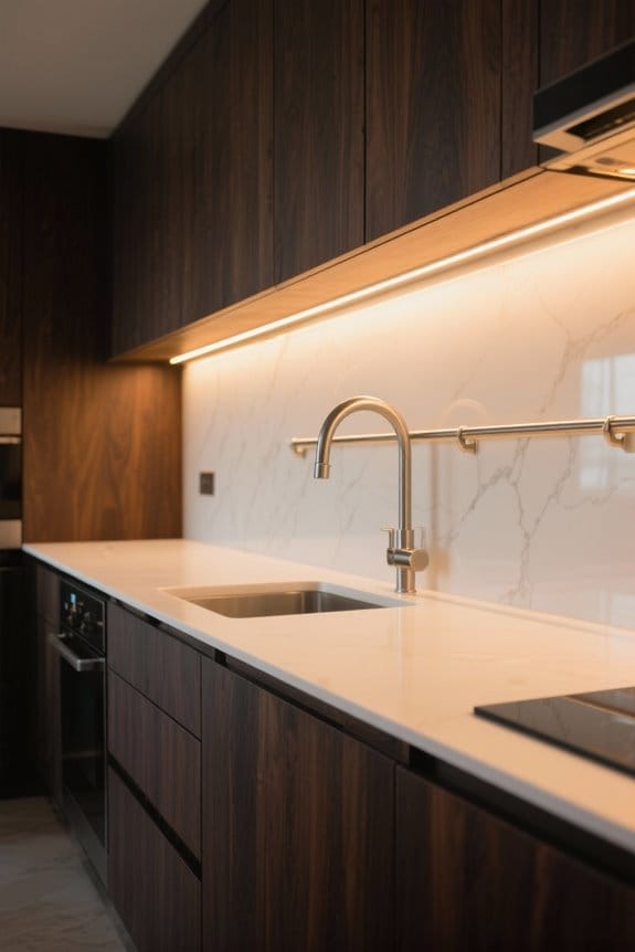 stylish handrail led lighting