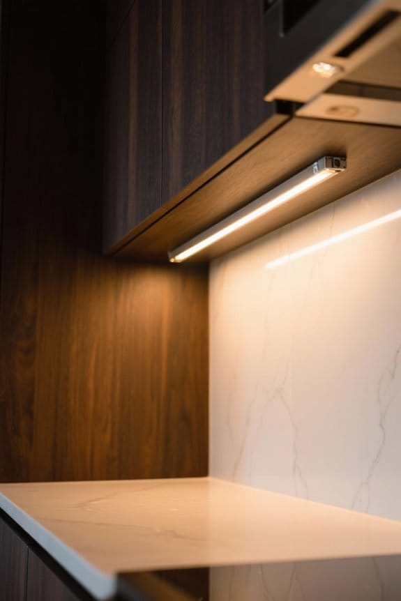stylish kitchen led lighting