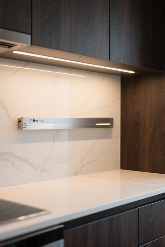 stylish under cabinet lighting