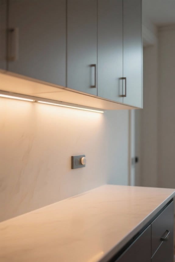 touch dimmer light selection