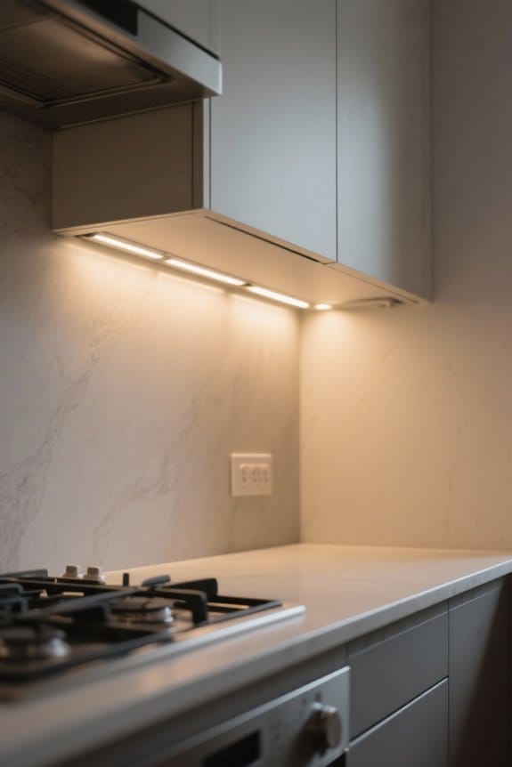 under cabinet led lighting installation