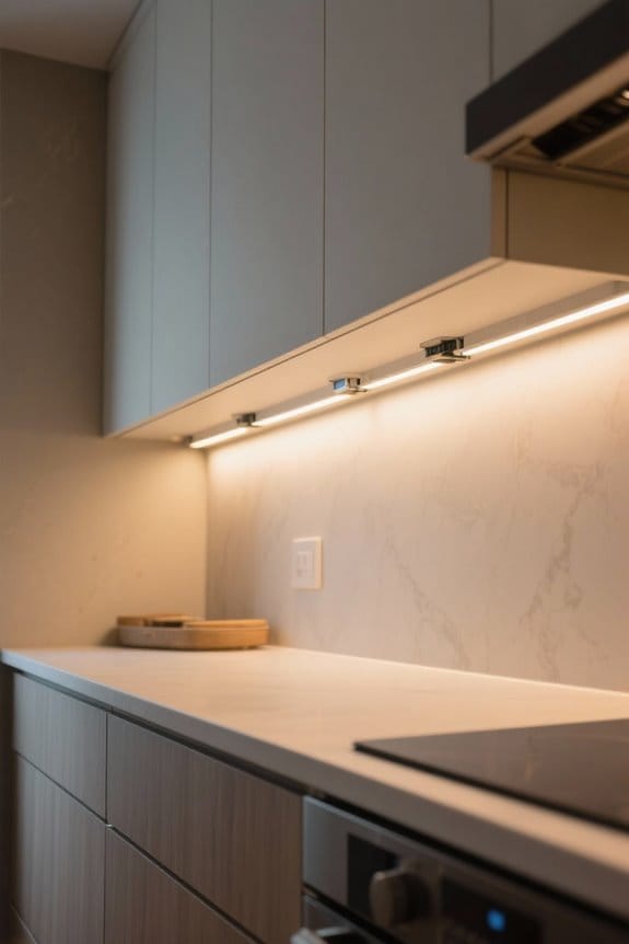under cabinet lighting benefits kitchen