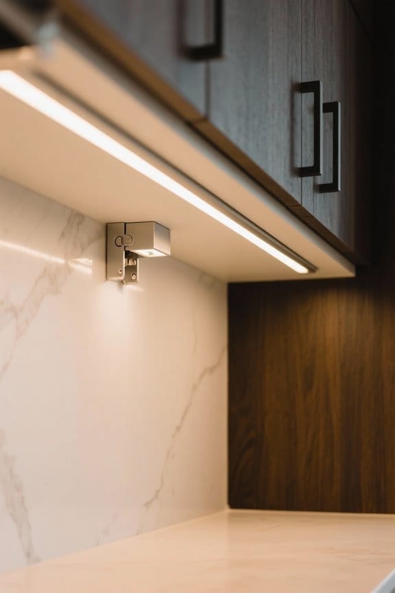 under cabinet lighting options