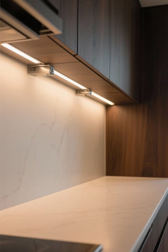 under cabinet lighting options
