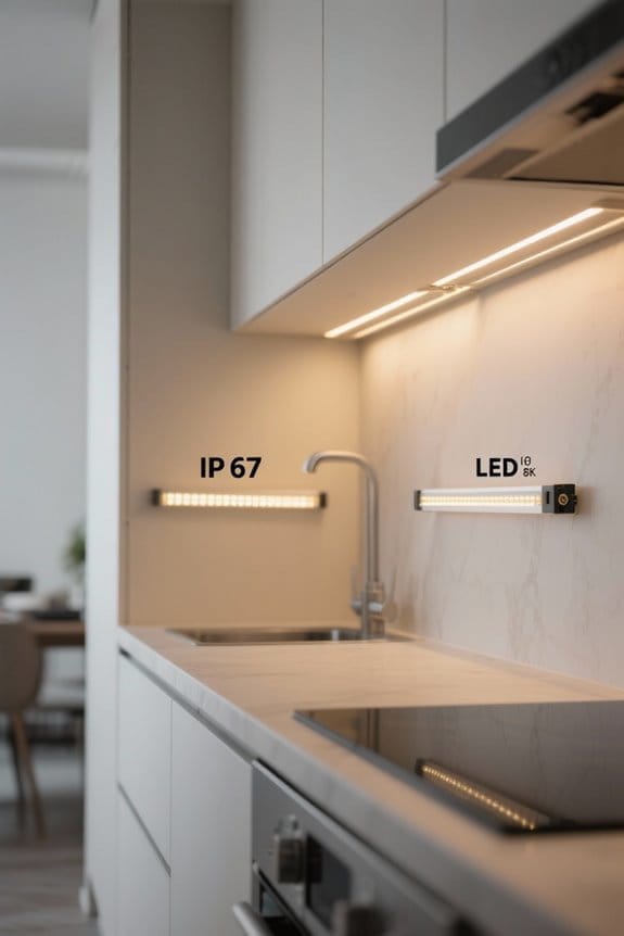 waterproof kitchen lighting ratings
