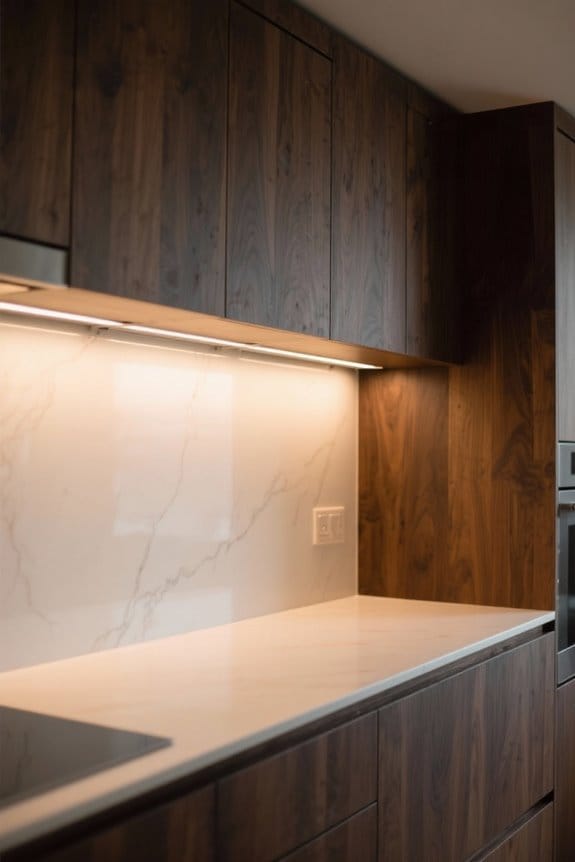 wood cabinet lighting solutions